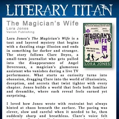 Cover for The Magician’s Wife Press Review